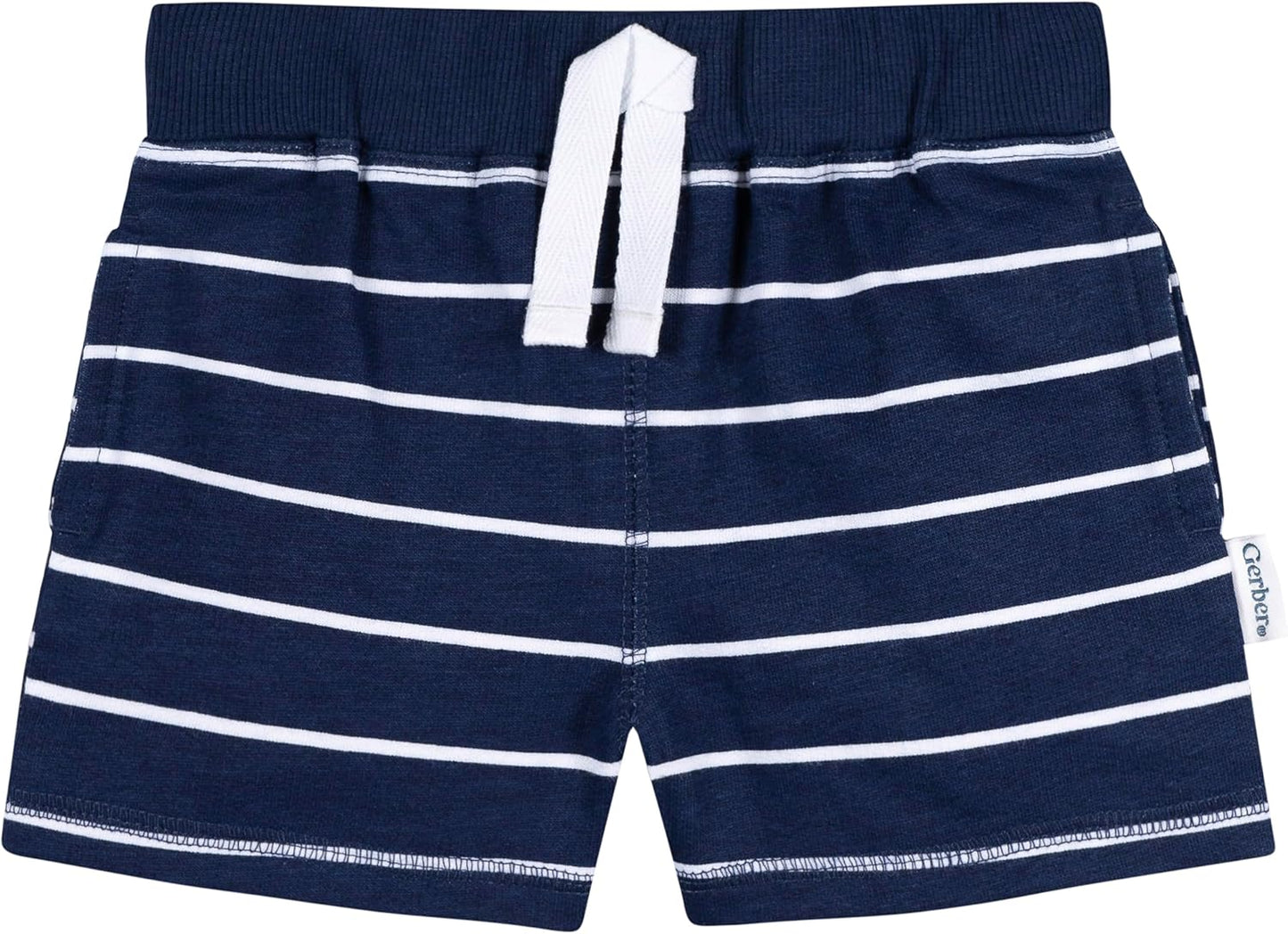 Gerber Paquete de 3 pantalones cortos de punto para bebé niño