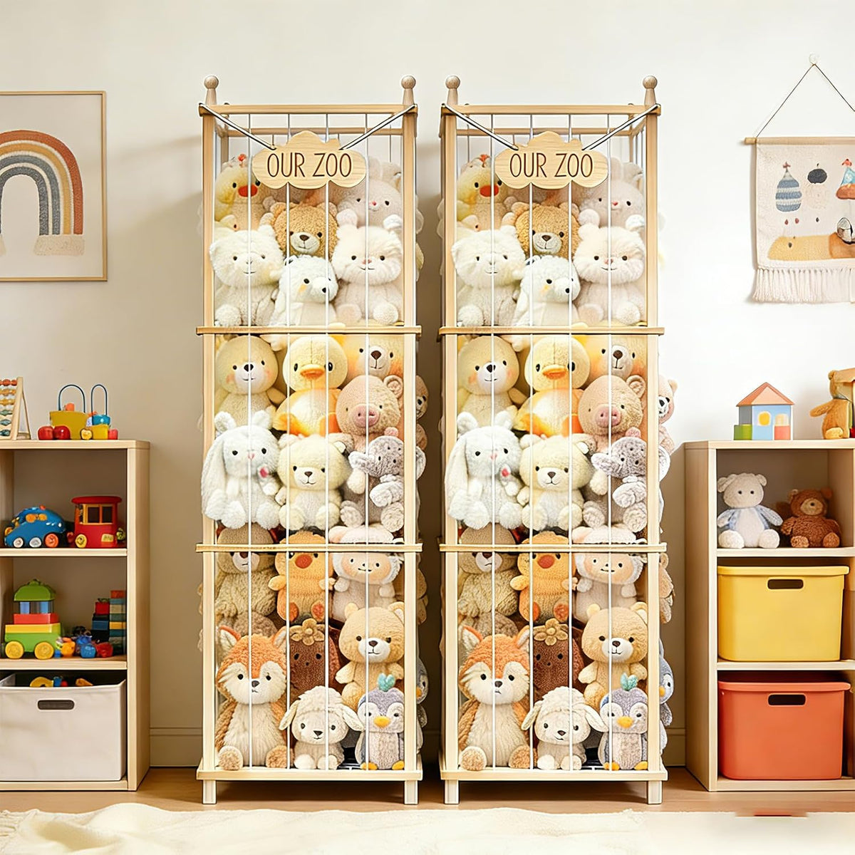 MIRCNY Animales de peluche Zoológico Torre