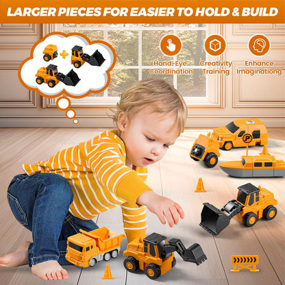 35 PCS Transformación Magnética Ingeniería Robot Car Set Juguetes |...