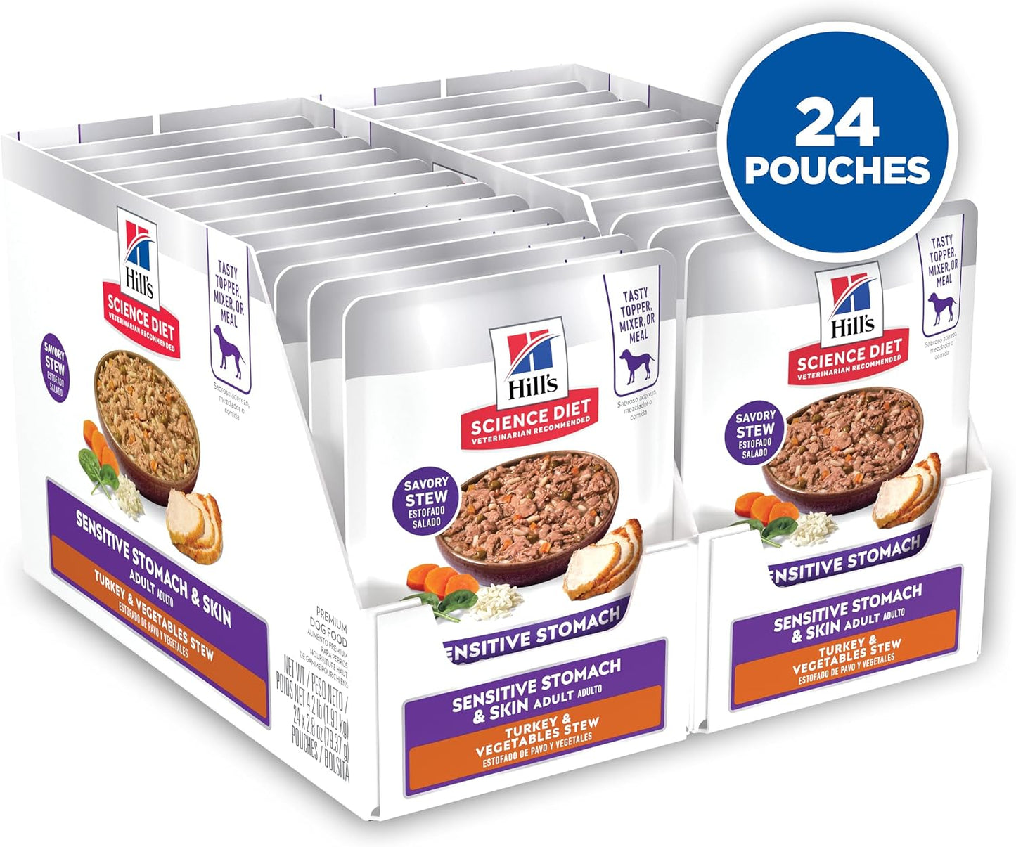 Hill's Science Diet Estómago y Piel Sensibles, Adulto 1-6, Sopo...