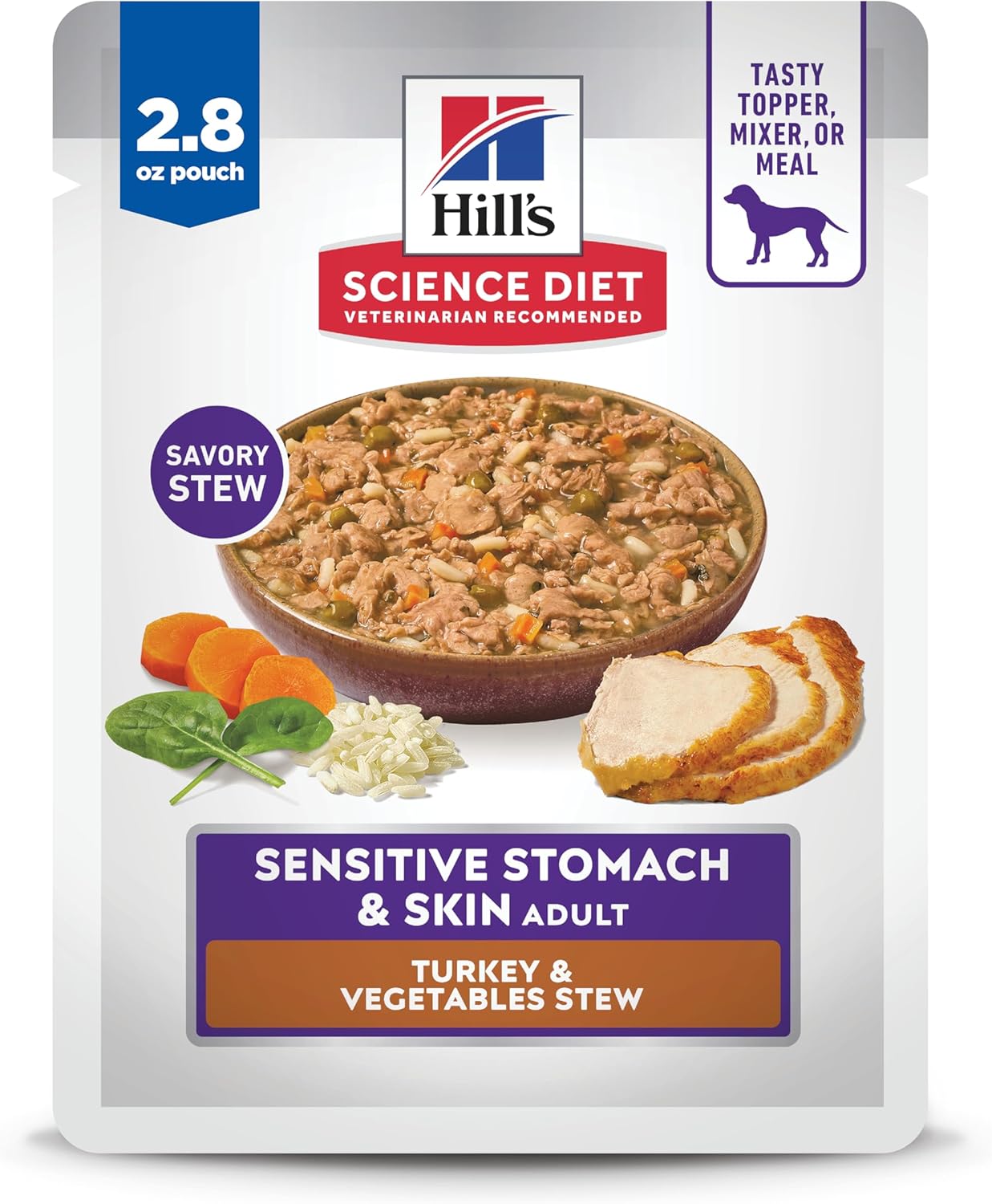 Hill's Science Diet Estómago y Piel Sensibles, Adulto 1-6, Sopo...