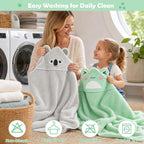 CandyHome Juego de 12 toallas de baño para bebés y niños pequeños |...