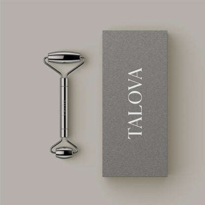 TALOVA - Rodillo facial de acero inoxidable de grado 304, rodillo f...