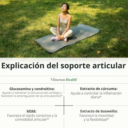 Glucosamina Condroitina MSM - Suplemento de apoyo articular para mu...