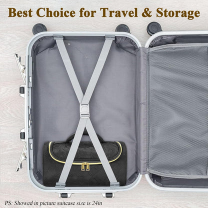 Mancro Estuche organizador de almacenamiento de viaje compatible co...