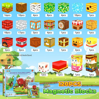 ORZbb Bloques Magnéticos Juegos para Niños Juguetes de Construcción...