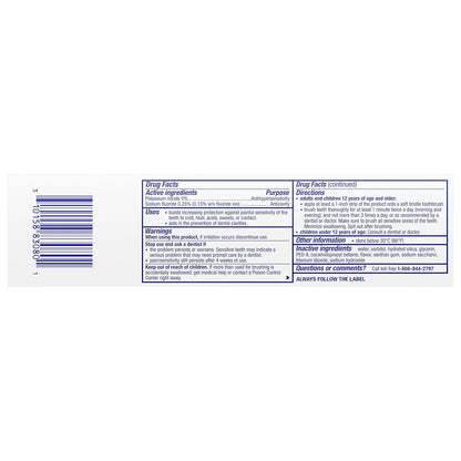 Sensodyne Pronamel Fresh Breath Pasta de dientes de esmalte para dientes sensibles y protección contra caries, Fresh Wave - 4 oz (paquete de 4)