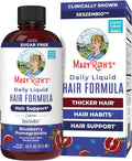 MARYRUTH'S Fórmula líquida diaria para el cabello, con 500 mg d...