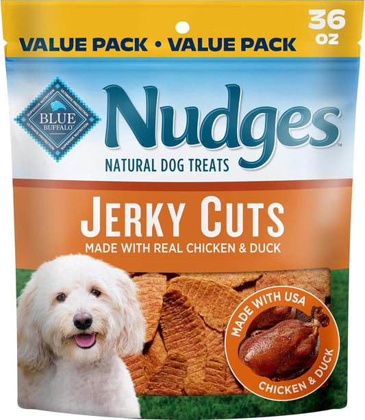 Blue Buffalo Nudges Jerky Cuts - Golosinas para perros, fabricadas...