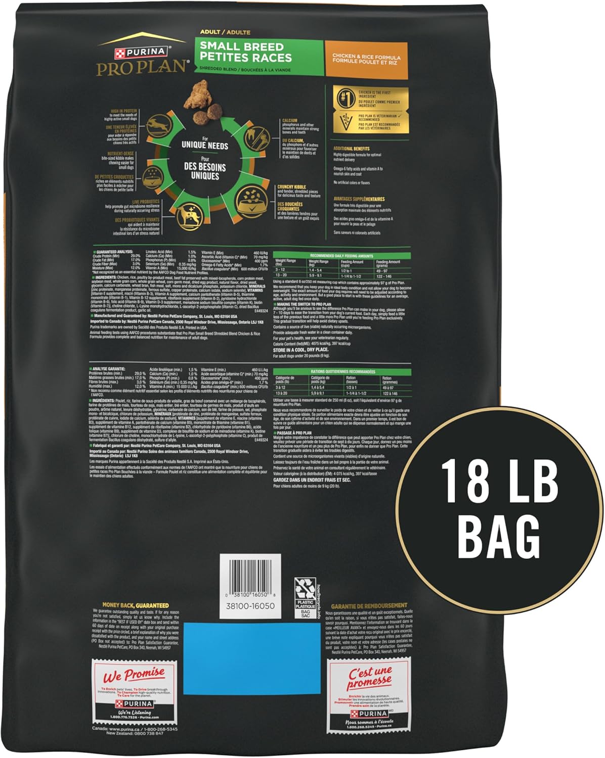 Purina Pro Plan, Comida seca para perros