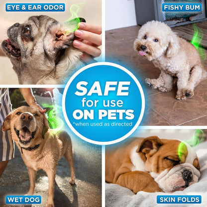 POOPH Plus - Spray eliminador de olores de mascotas de máxima resis...