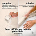 Paquete de 2 fundas protectoras de colchón impermeables para cuna,...