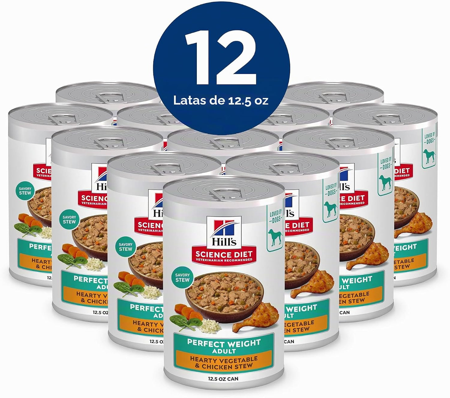 Hill's Science Diet Alimento húmedo para perros adultos con pes...