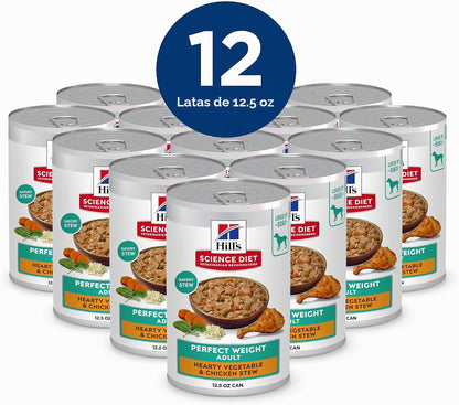 Hill's Science Diet Alimento húmedo para perros adultos con pes...