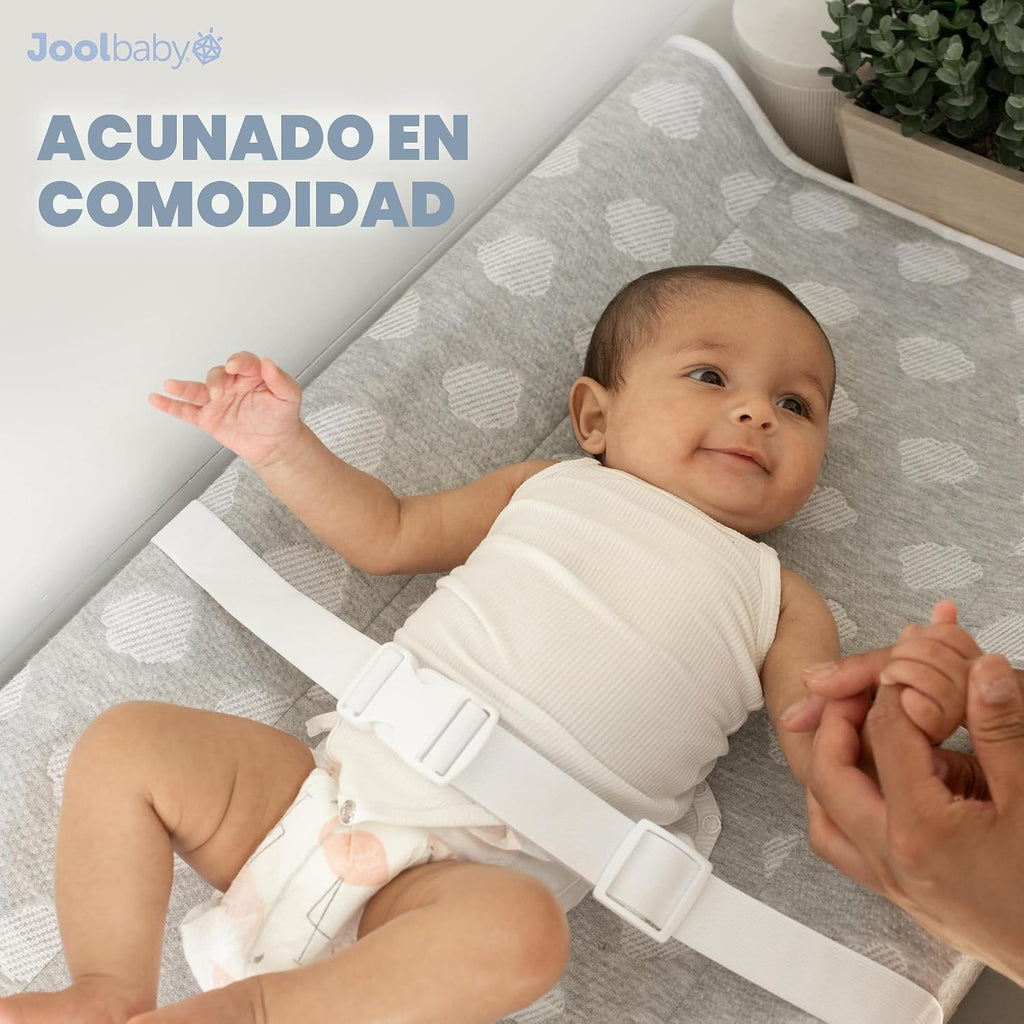 Jool Baby Serenity Almohadilla de Cambio Suave + Funda Lavable, Ant...