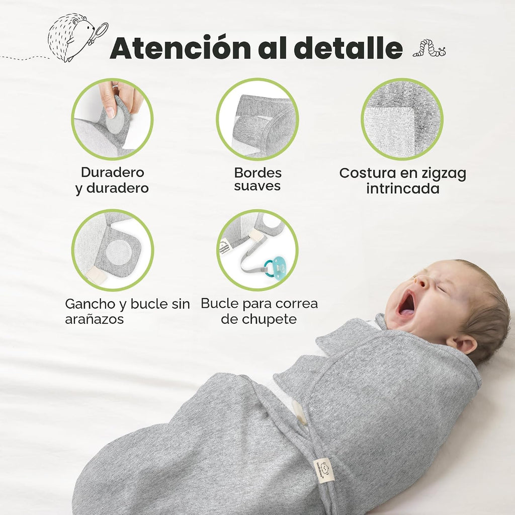 KeaBabies 3pk - Pañales orgánicos para recién nacidos, 0.5 TOG Clou...