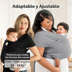 KeaBabies Fular Portabebés - Canguro de bebé todo en 1 original, po...