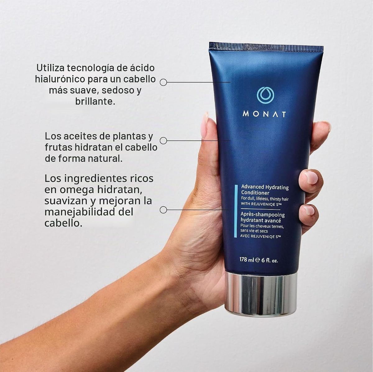 MONAT Juego de champú y acondicionador de hidratación avanzada infu...