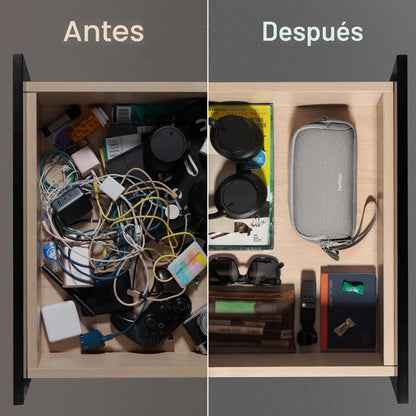 tomtoc Estuche Organizador Electrónico de Viaje, Bolsa Táctica Resi...