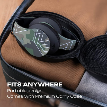 PowerLocus Auriculares Bluetooth sobre la oreja, auriculares inalám...