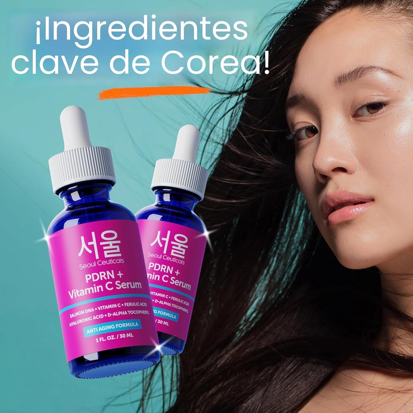 SeoulCeuticals PDRN Serum Salmon DNA Vitamina C Suero \u2013 Cuidad...