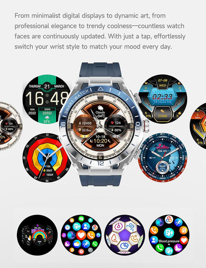 Reloj inteligente con auriculares para hombre, reloj deportivo con...
