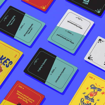 Dios Mio! Juego de fiesta latina - 275 cartas en inglés y español para latinos, mayores de 17 años y 2+ jugadores | 275 cartas en inglés para latinos, mayores de 17 años y 2+ jugadores