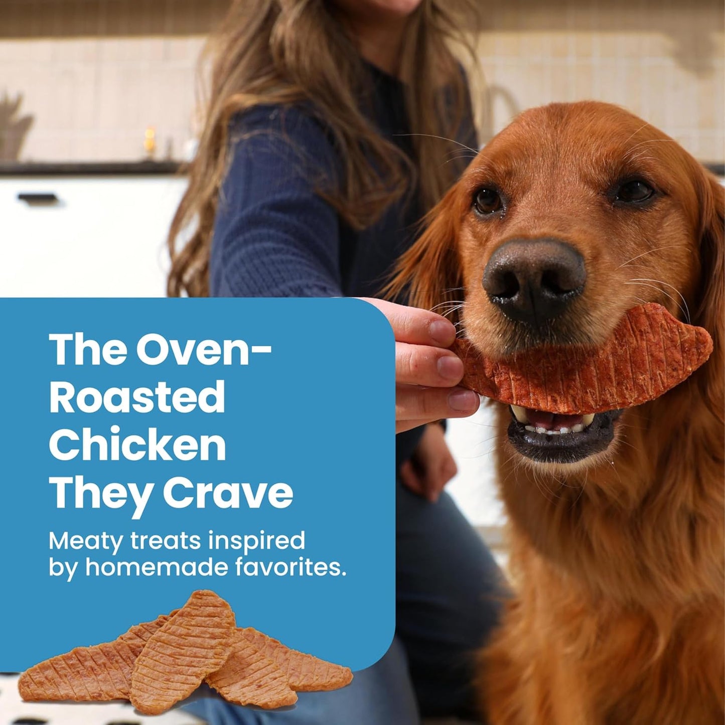 Blue Buffalo Nudges Jerky Cuts Golosinas Naturales para Perros de P...