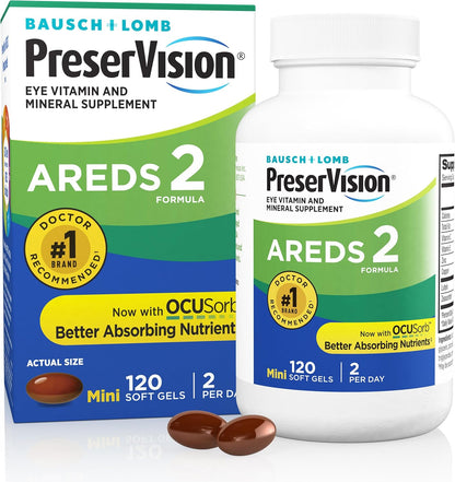 PreserVision AREDS 2 - Suplemento vitamínico y mineral para los ojo...