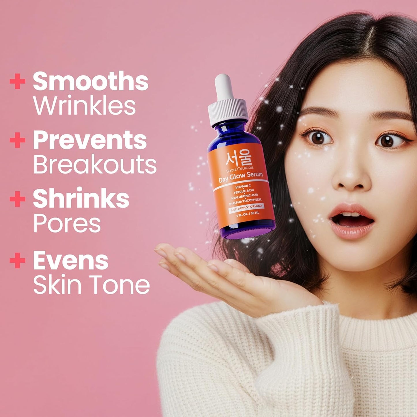 SeoulCeuticals Gran suero coreano de 2 onzas con 20% de vitamina C...