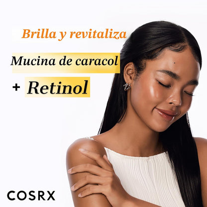 COSRX Snail 96% Mucin Power Essence 2ea y Retinol 0.1% Cream Mini S...