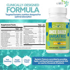 Bariatric Choice Multivitamínico bariátrico una vez al día con 45 m...