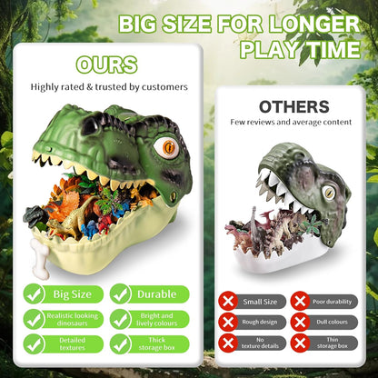 RISUNTOY - Juguetes de dinosaurios para niños de 3 a 5 años, juego...