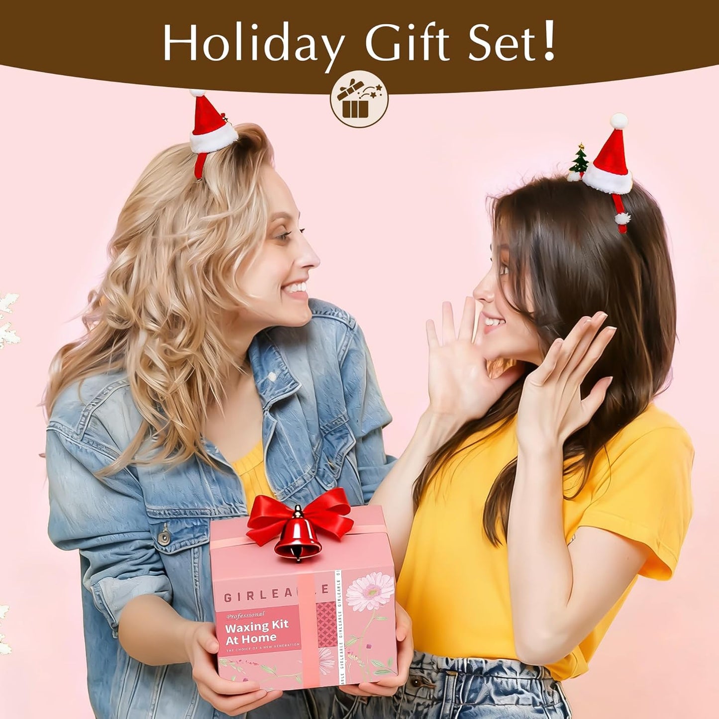 GIRLEARLE Kit de cera digital premium para mujeres con piel sensibl...