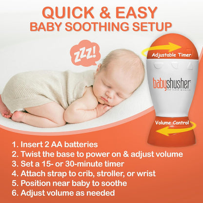Baby Shusher Máquina de sonido portátil para dormir \u2013 Edición...