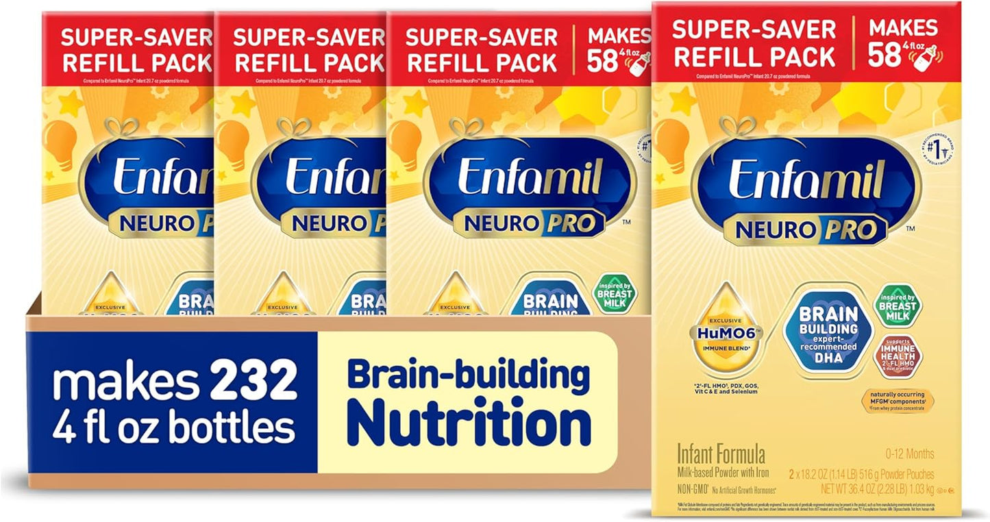 Enfamil NeuroPro - Fórmula para bebés, MFGM* Beneficio de 5 años, O...