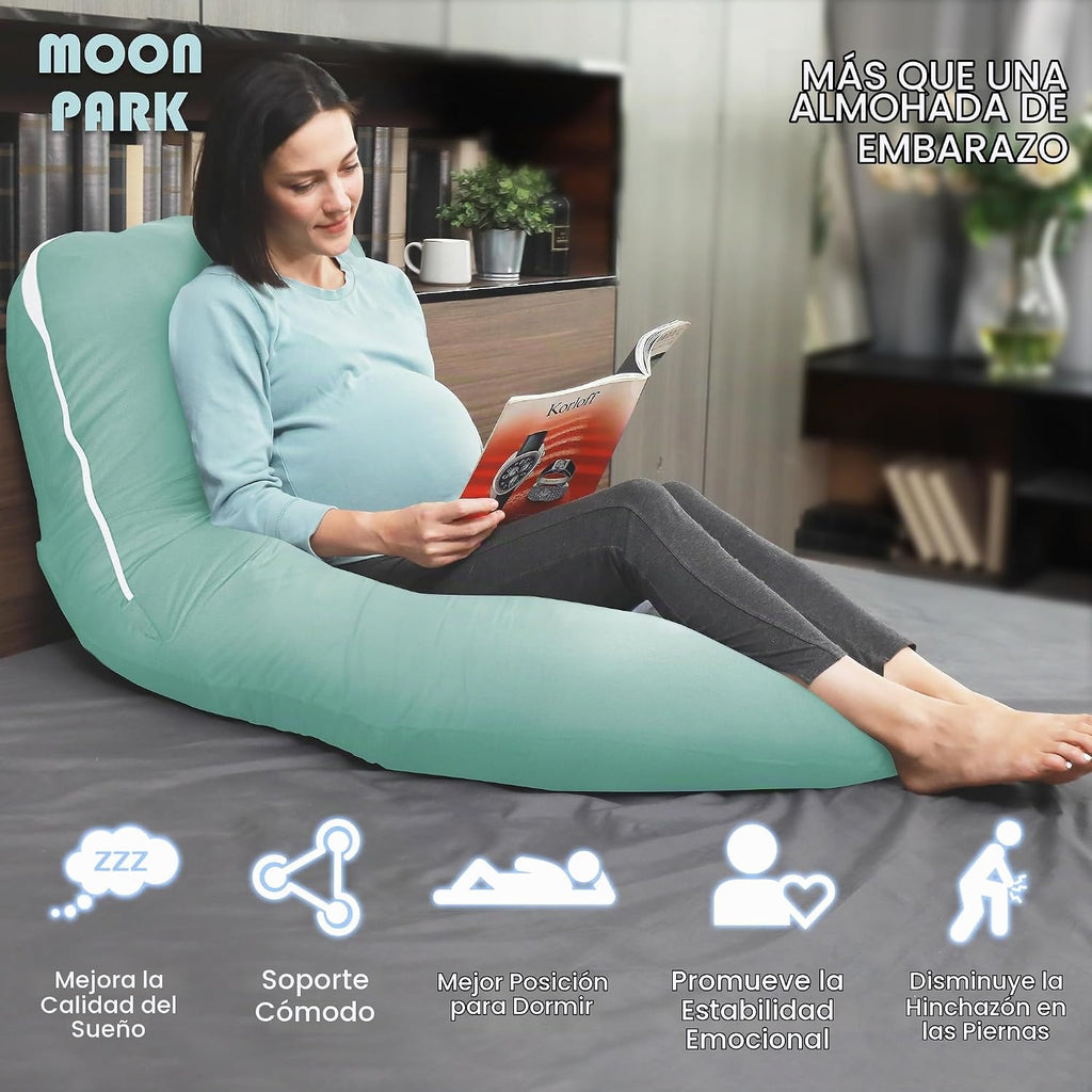 MOON PARK - Almohadas de embarazo y maternidad de cuerpo completo p...