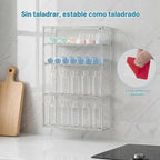 HBlife Organizador de almacenamiento para biberones de bebé, soport...