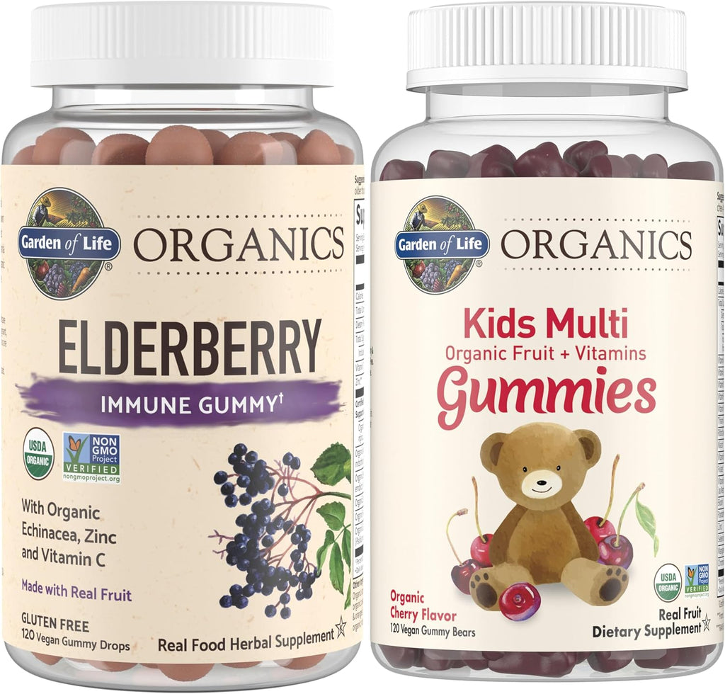 Garden of Life Organics Kids Bundle - Gomitas de apoyo inmunológico...