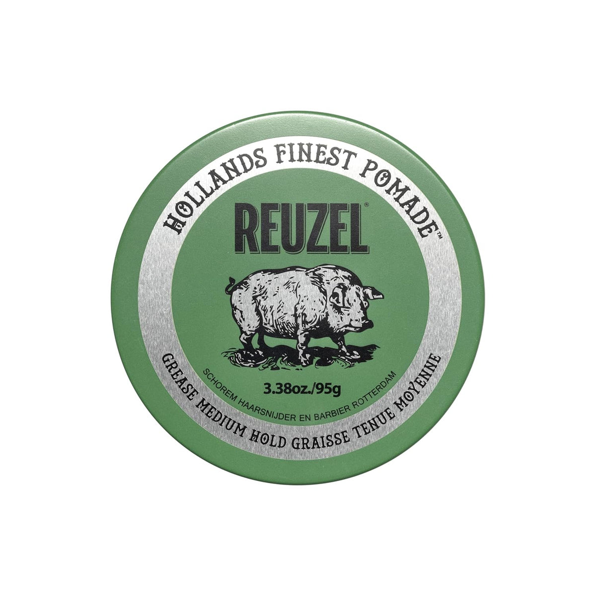 REUZEL Pomada de grasa verde de fijación media brillo bajo 0.21 lb...