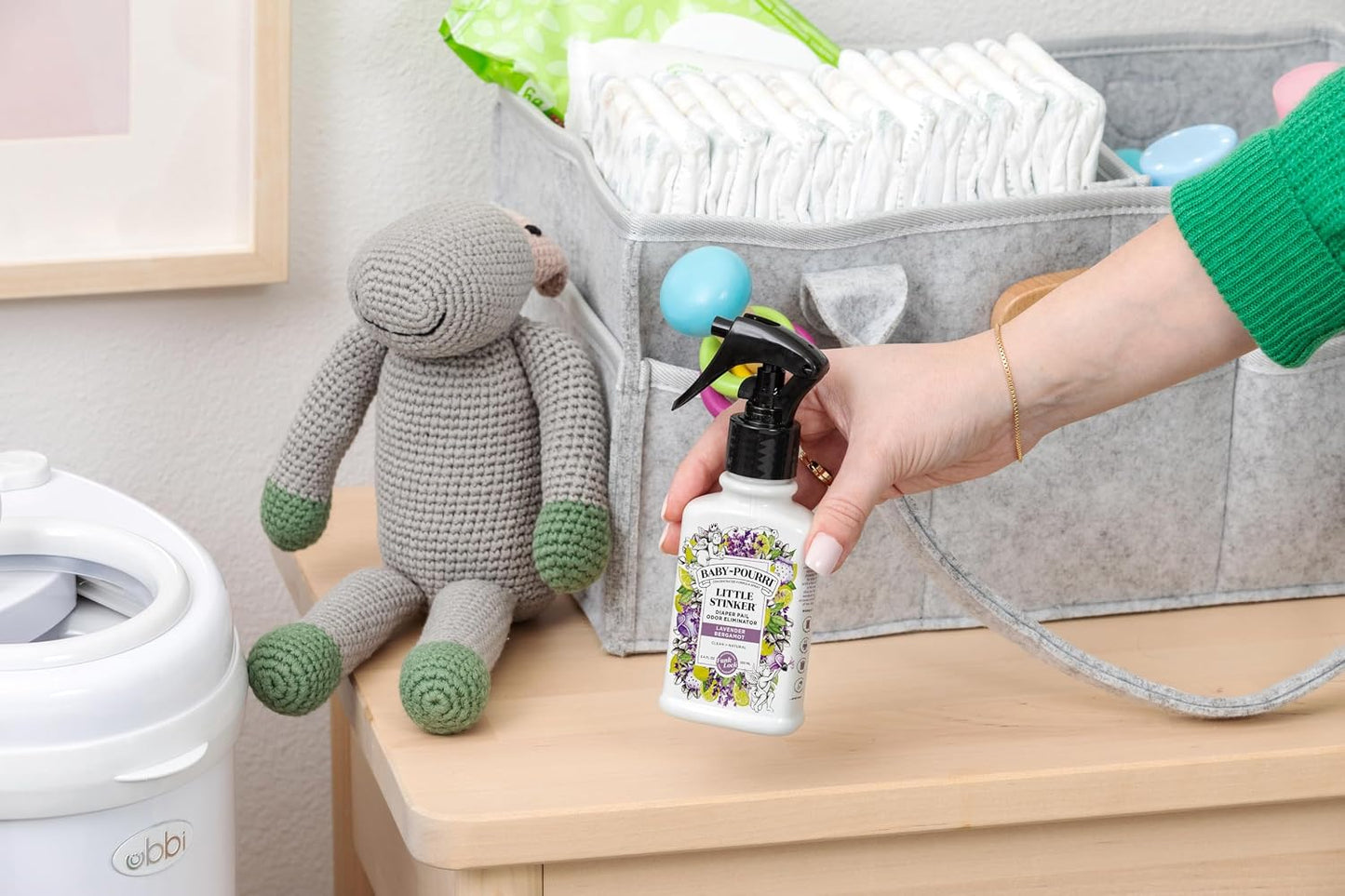 Baby-Pourri Little Stinker - Espray desodorante para pañales, 3.4 o...