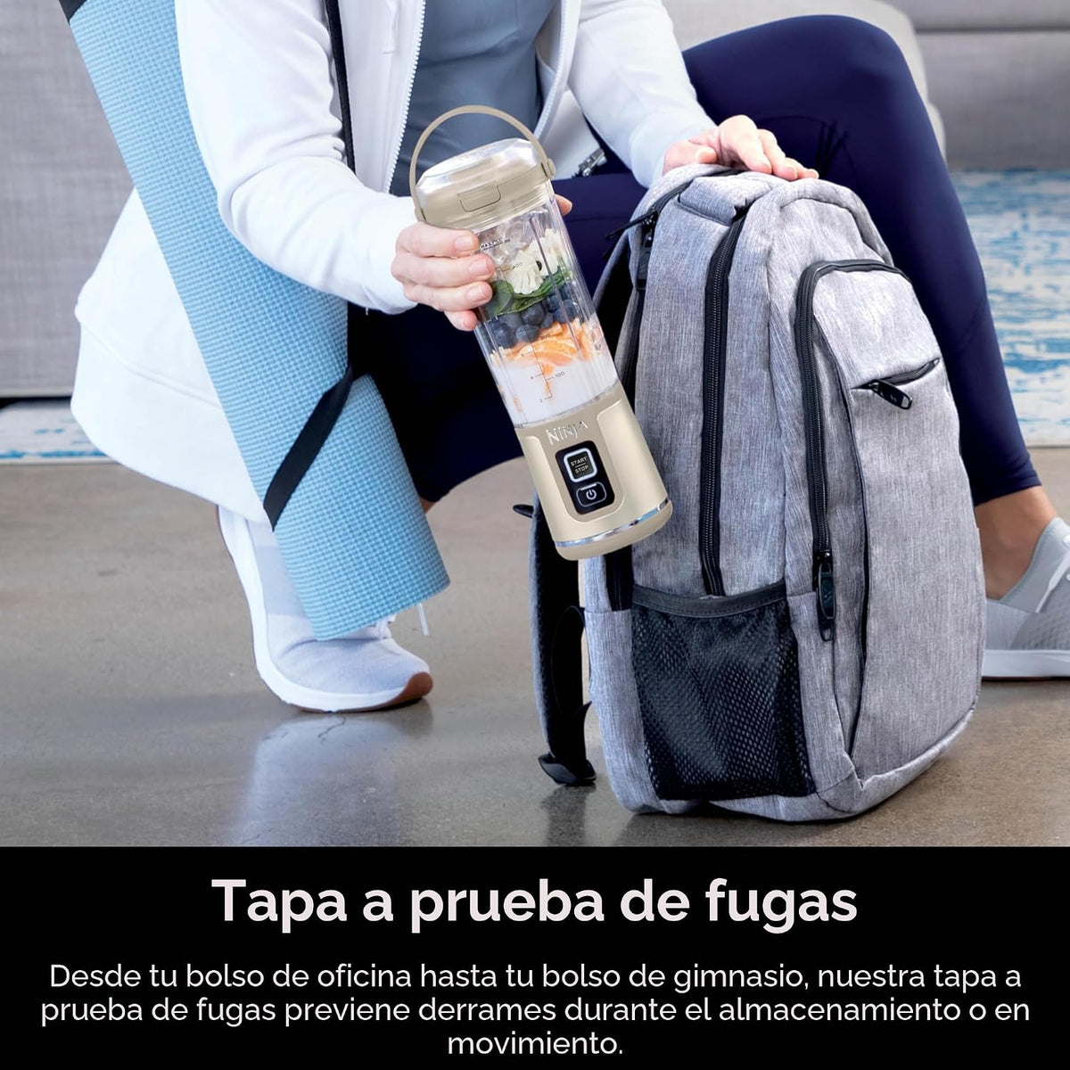 Ninja Blast Licuadora portátil, inalámbrica, recipiente de 18 onzas...