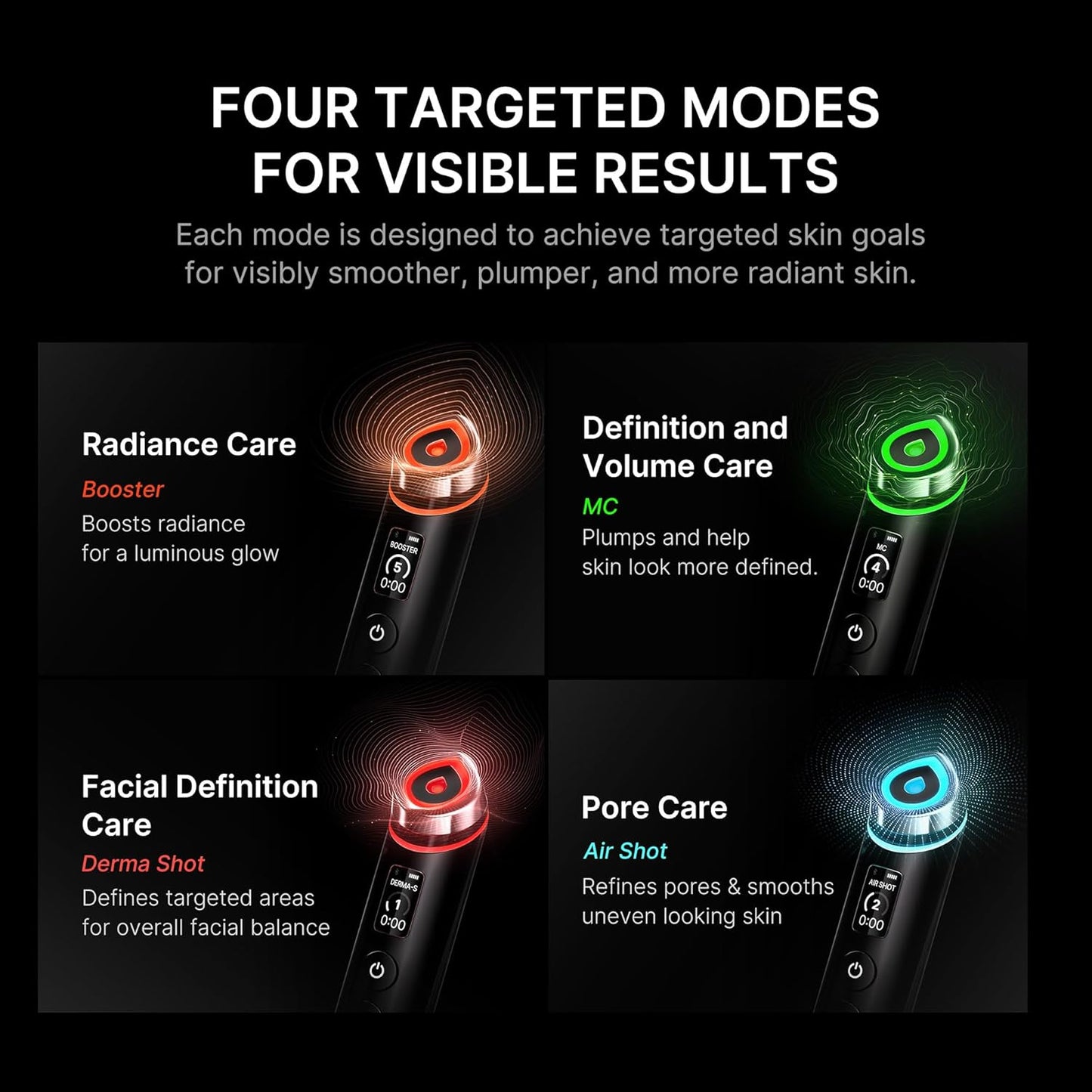 Medicube Age-R Booster Pro | 6-en-1 masajeador de belleza con vidri...