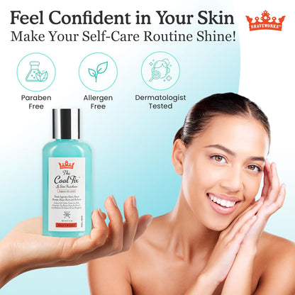 Shaveworks The Cool Fix Aftershave para mujeres: depilación púbica,...