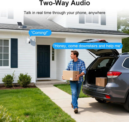 Cámaras HOSAFE.COM para seguridad del hogar al aire libre, cámara W...