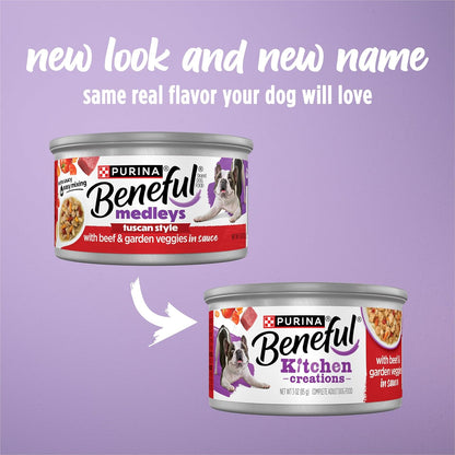 Purina Beneful Kitchen Creations - Alimento húmedo para perros con...
