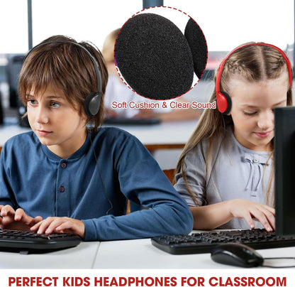 Konohan Paquete de 12 auriculares a granel para escuela, estudiante...