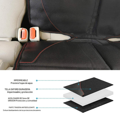 MORROLS Protector de asiento de automóvil, paquete de 2 protectores...