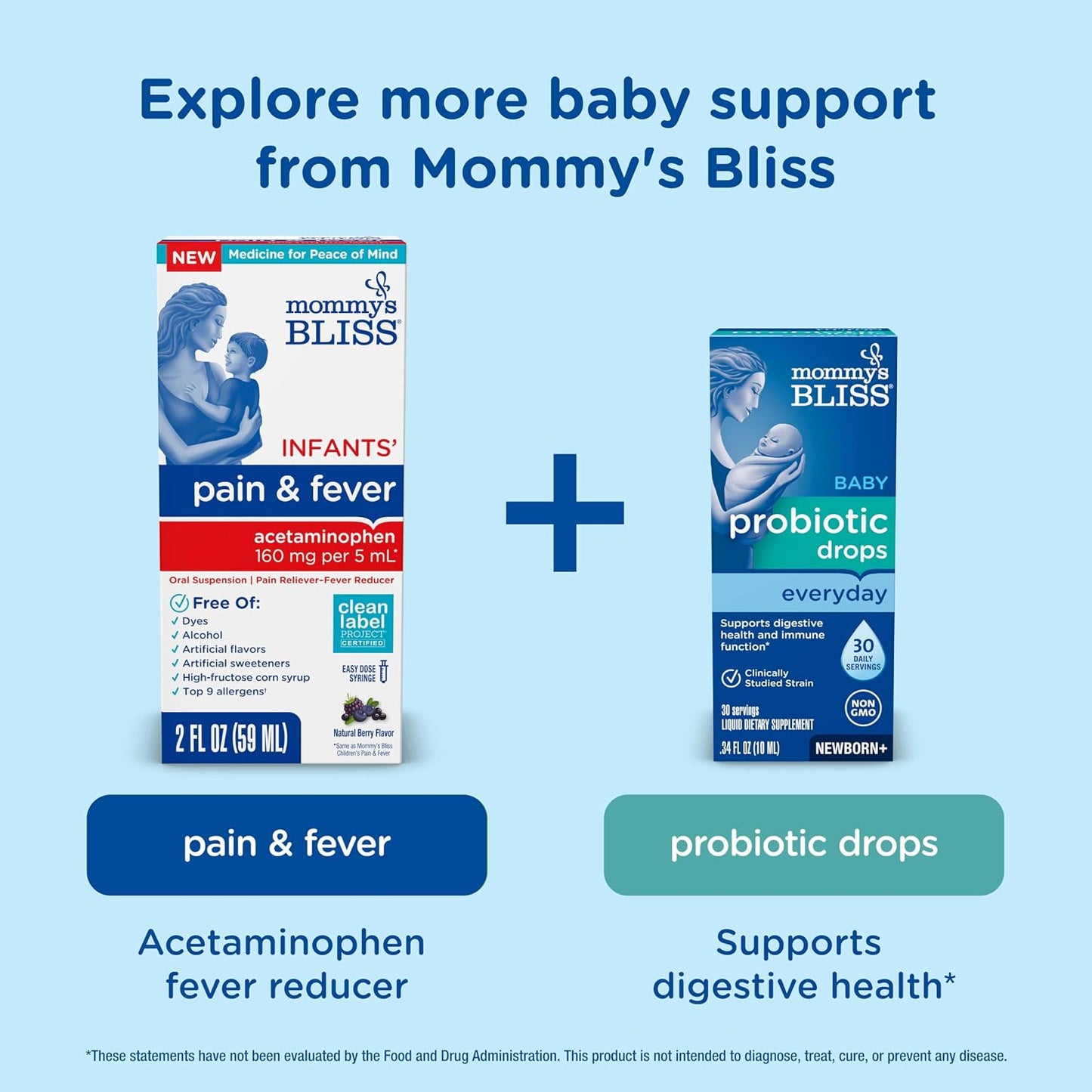 Mommy's Bliss Kit de 4 piezas de artículos esenciales para reci...