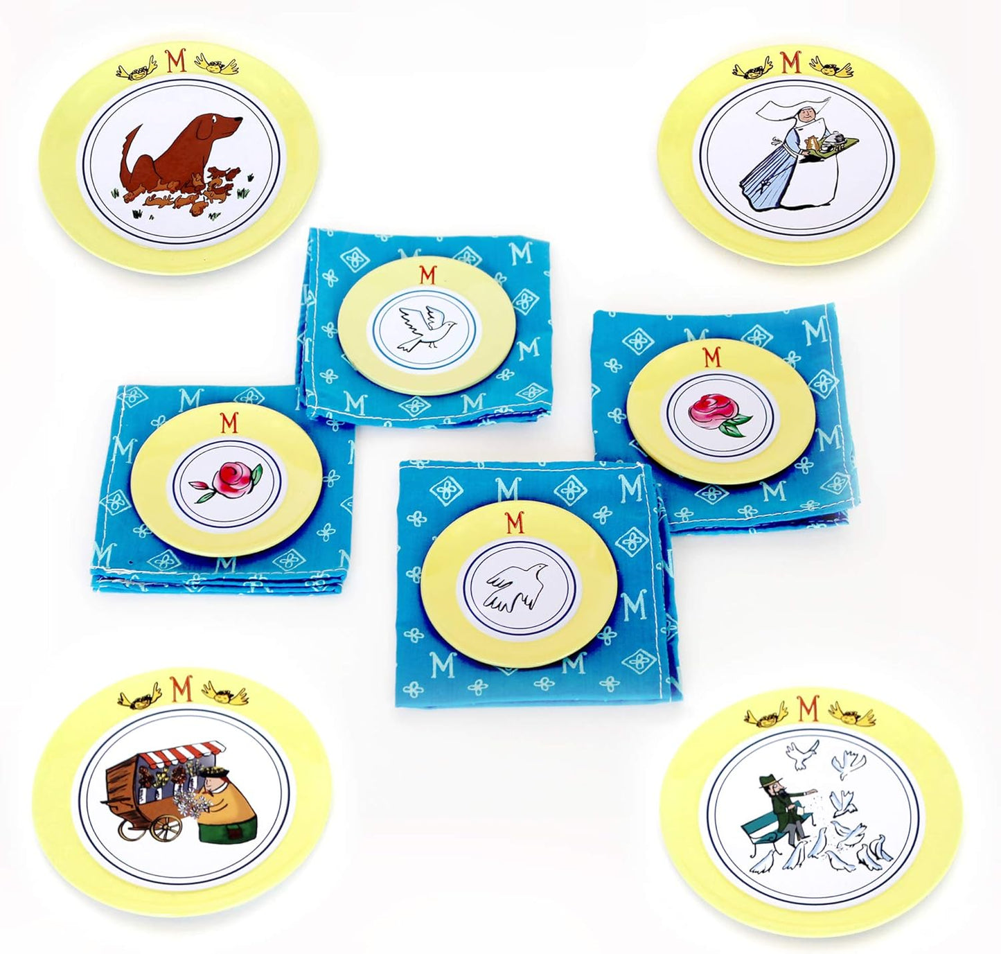 YOTTOY Madeline Collection - Juego de té de lata para niños de 23 p...